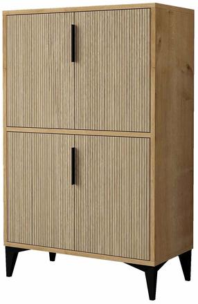 Skapītis Kalune Design Ada 1405, sapphire oak krās., 36.5 cm x 72 cm x 114 cm