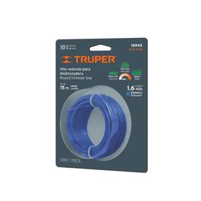 Zāles pļāvēja aukla Truper HTA-65B, 15 m x 1.6 mm