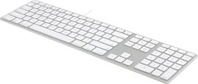 Juhtmega arvutiklaviatuur Matias Aluminum Aluminum, EN, valge v.