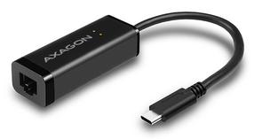 Adapteris Axagon ADE-SRC USB Type-C, RJ-45, 0.15 m, melna krās.