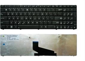 Sülearvutite klaviatuurid Asus, must v.
