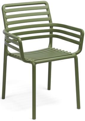 Lauko kėdė Nardi Doga, žalia sp., 56.5 cm x 60 cm x 83.5 cm