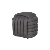 Pufas Domoletti HS-NP16-1, pilka sp., 45 cm x 45 cm x 45 cm