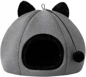 Kaķu māja Doggy Kitty Head KITGRF3, grafīta krās., 45 cm x 45 cm