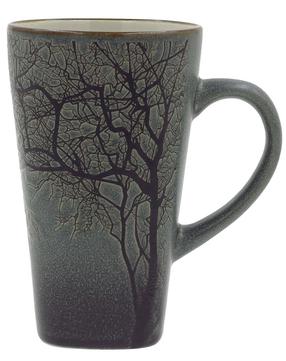  Puodelis Newill Tree, juoda sp./pilka sp., 0.45 l