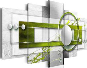Akrilo stiklo reprodukcija Artgeist Green Energy, 40 cm x 100 cm