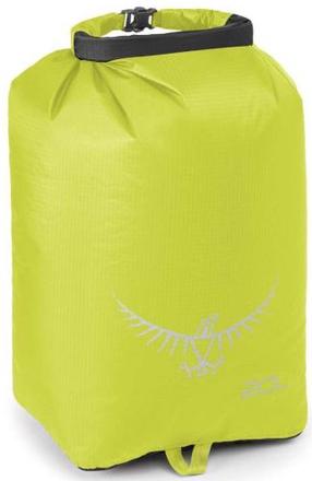 Ūdensizturīgā soma Osprey Ultralight DrySack, 20 l, zaļa krās.