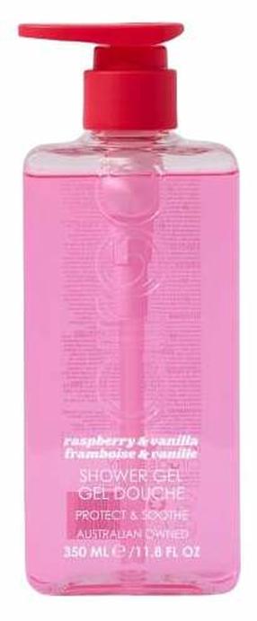 Kūno prausimosi želė Ciroa Raspberry & Vanilla, 350 ml