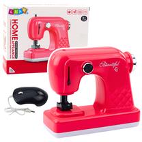 Žaislinė buitinė technika, siuvimo mašina Lean Toys Home, rožinė sp.