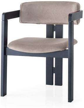 Valgomojo kėdė Kalune Design CO-020, juoda sp./šviesiai ruda sp., 49 cm x 58 cm x 76 cm