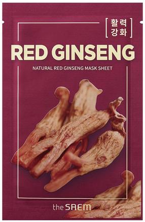 Маска для лица The Saem Natural Red Ginseng, 21 мл