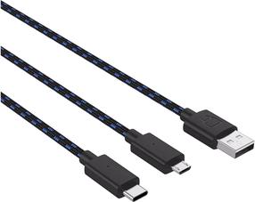 Kabelis Venom USB - 2 x USB-C VS5002 USB, 2 x USB-C, 3 m, melna krās.