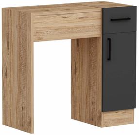 Kosmetinis staliukas Kalune Design İnci 550ARN2795, antracito sp./atlantic pine sp., 108.8 cm x 77 cm x 37.3 cm