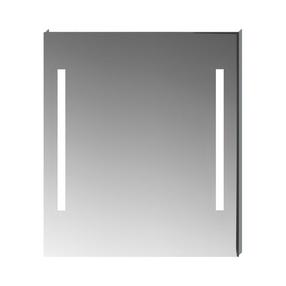 Зеркало Jika Clear, с освещением, подвесной, 70 см x 81 см, серебристый цв.