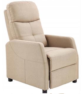 Krėslas Felipe, smėlio, 64 cm x 50 cm x 103 cm