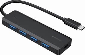 USB jaotur Gembird UHB-CM-U3P4P-01, 15 cm