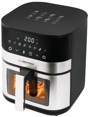 Kuumaõhufritüür Esperanza Pesce Alla Griglia EKA003, hõbe v./must v., 1400 W, 5 l