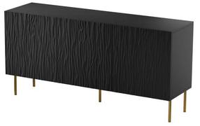 Комод Jungle 152, черный цв., 74.5 см x 152 см x 42 см