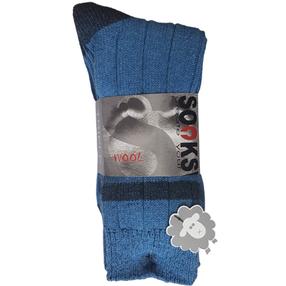 Vīriešu zeķes, zila krās., 39-42, 3 gab.