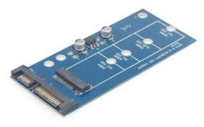 Adapteris Gembird M.2, 17.5 g, zila krās.