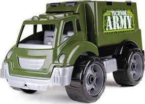 Rotaļu kravas automašīna Technok Army 5965, zaļa krās.