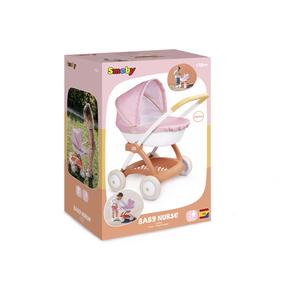 Коляска для кукол Smoby Baby Nurse, белый цв./розовый цв.