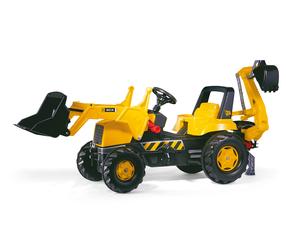 Педальный трактор Rolly Toys JCB, желтый цв.