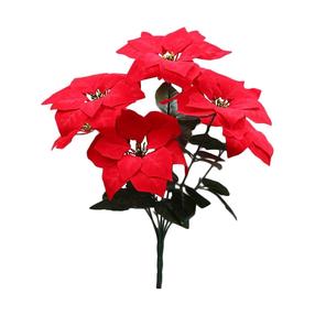 Dirbtinė gėlė, puansetija Christmas Touch, raudona sp., 50 cm