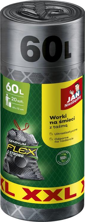 Prügikott Sarantis Magnum Flex & Strong SA-JN-353487, 60 l, 20 tk