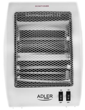 Infraraudonųjų spindulių šildytuvas Adler AD 7709, 0.8 kW, Balta sp.