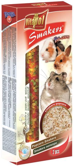 Maistas graužikams Vitapol Smakers, triušiams/jūrų kiaulytėms/žiurkėnams, 0.09 kg