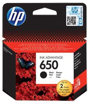Rašalinio spausdintuvo kasetė HP 650, juoda sp., 6.5 ml