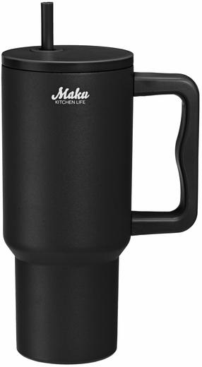 Термо-кружка Maku Deal 652962, 0.9 л, черный цв.