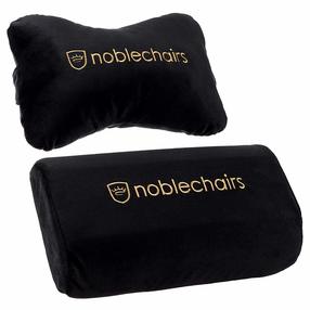 Kėdžių pagalvėlė Noblechairs EPIC/ICON/HERO, aukso/juoda, 35 cm x 30 cm