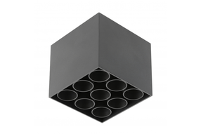 Šviestuvas lubų GTV Artemida LD-ATM20WCK-NB, LED, 4000 °K, 9 x 20 W, pilka sp. / pilka sp.