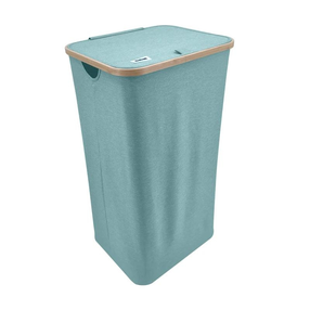 Ящик для белья Ordinett, 100 л, мятный (mint) цв., 40.5 см x 33 см x 74 см