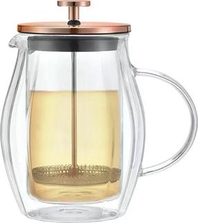 Kavinukas French Press Klausberg KB-7722, 0.6 l, skaidri sp./aukso sp.