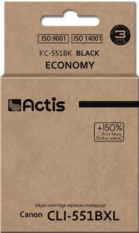 Rašalinio spausdintuvo kasetė Actis Standard KC-551Bk, juoda sp., 12 ml