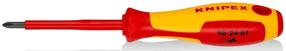 Отвертка Knipex Phillips 98 24 01, перекрестный, изолированный, 18.7 см