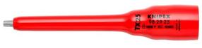 Antgalių laikiklis Knipex 98 29 25, 123 mm, 3/8"