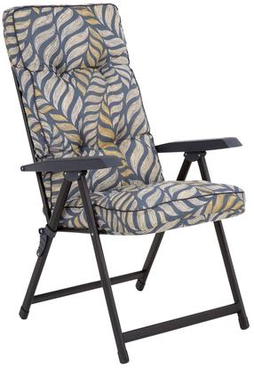 Lauko kėdė Patio Lena Black Edition G050-06PB, juoda sp./pilka sp./įvairių spalvų, 72 cm x 58 cm x 105 cm