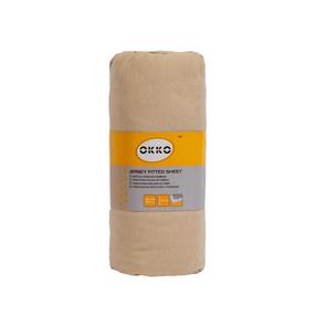 Простыня Okko 603, бежевый цв., 140/160- 200 cm, на резинке