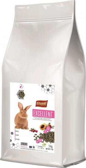 Maistas graužikams Vitapol Excellent, triušiams, 5 kg