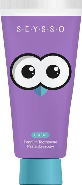 Dantų pasta Seysso Penguin, mėlynių skonio/aviečių skonio, 75 ml