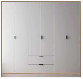 Spinta Kalune Design Arden, balta sp., 44 cm x 190 cm x 182 cm
