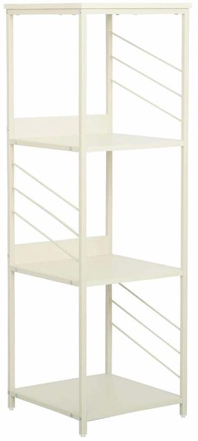 Pastatoma lentyna Home4you Dimitra 40741, smėlio sp., 124 cm x 40 cm x 40 cm