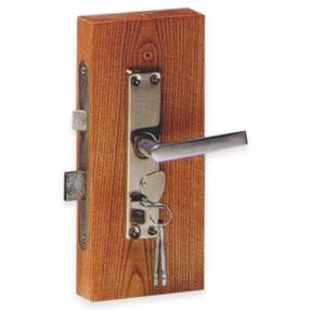 Iemontējamā slēdzene Kurzemes ZV9A-1, hromēta, 55 mm/55 mm