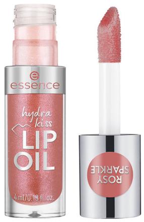 Lūpų aliejus Essence Hydra Kiss, 4 ml, rosy sparkle sp., 11