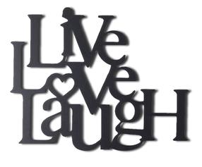 Настенный декор Wallity Live Love Laugh, 49 см x 40 см