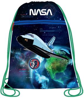 Jalanõude kott Colorino Nasa, sinine v., 42.5 cm x 32.5 cm x 1 cm